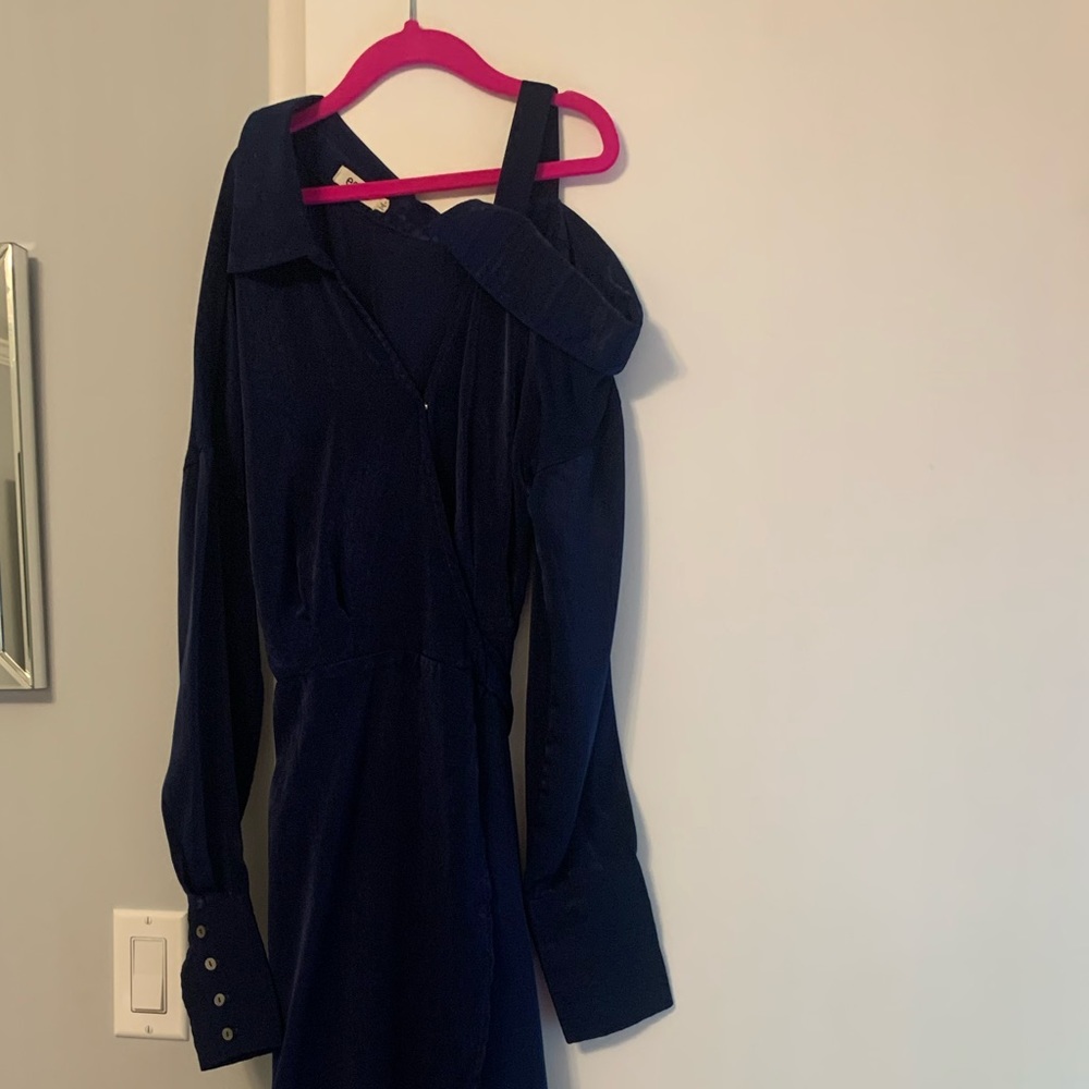Essue dress asymmetric, midi, unique dress